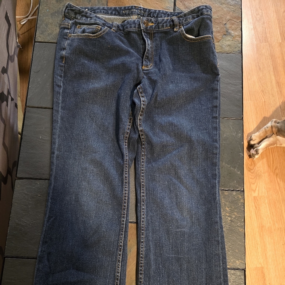 Michael Kors Dark Blue Straight Leg Jeans